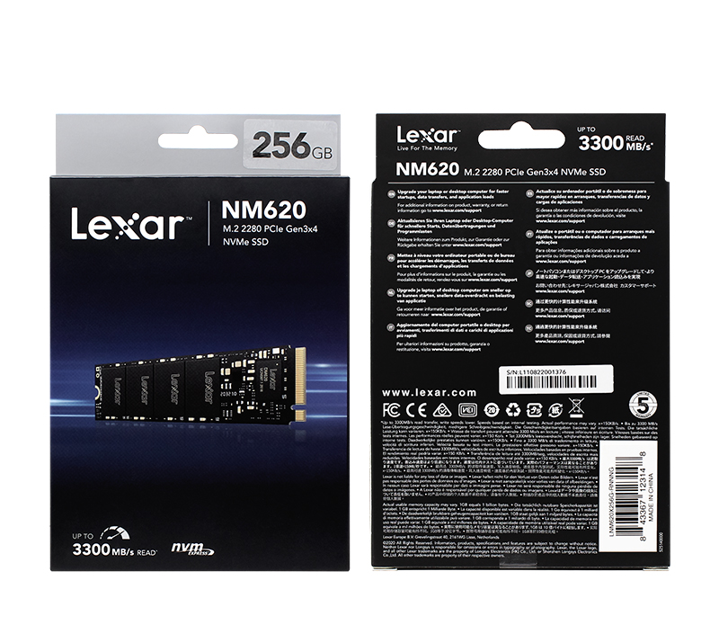 SSD Lexar NM620 M2 NVME 250GB/3300 mbs